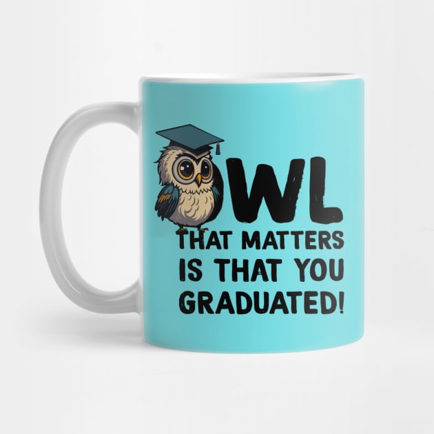 Fun Owl Graduation Pun by ZAZIZU